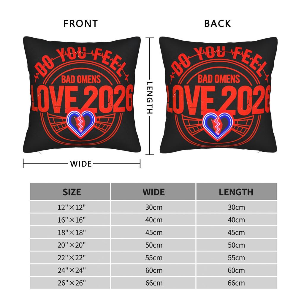 Pillow Case Bads Omensss Do You Feel Love Tour Comfy Pillow Cover For Chair Sofa Home Decor Morden Pillowcases