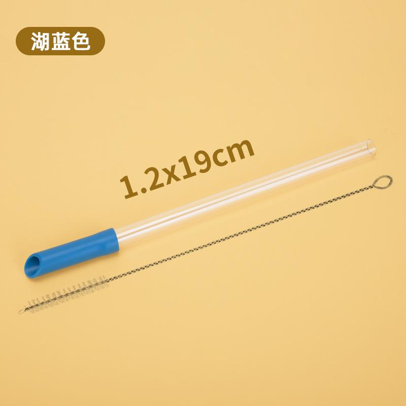 Tritan Telescopic Straw Set Milk Tea Beverage Reuse Water Cup 1.2Cm Straw Multi-Color Optional