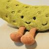 Piccola Dimensione Divertente Cetriolo Acido Peluche Simulazione Cetriolo Bambola Creativa Regalo per Bambini