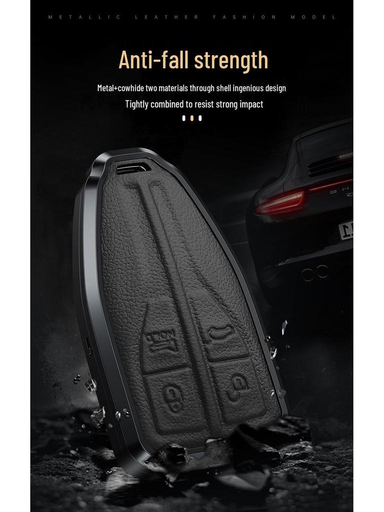 Premium Key Case for Hongqi HS5, HS7, H9, H5 Models