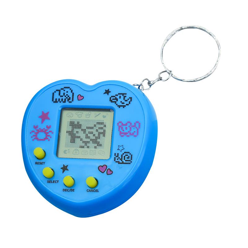 Mini Virtual Pet Keychain Game: Interactive Electronic Pendant Toy