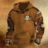 Indian Cowboy Autumn Winter Retro Men Hoodies Vintage Pullover Fashion Oversized Sweatshirt Long Sleeve Casual Tops Clothing