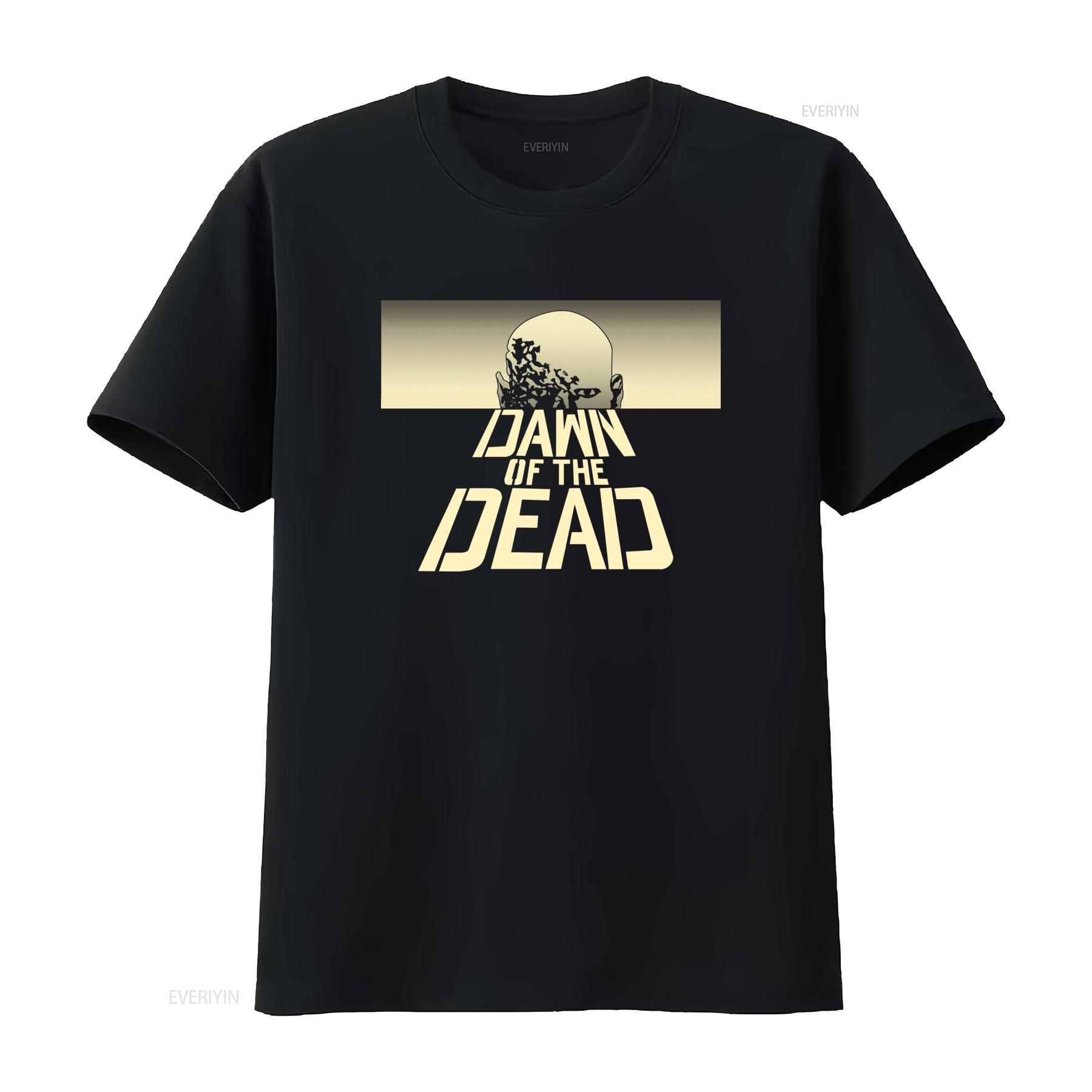 

Dawn Of The Dead XXL Crew T Shirt Rare Oop Replica 2009 Romero Savini Horror Movie Inspired vintage Washed Versatile Unisex 4XL
