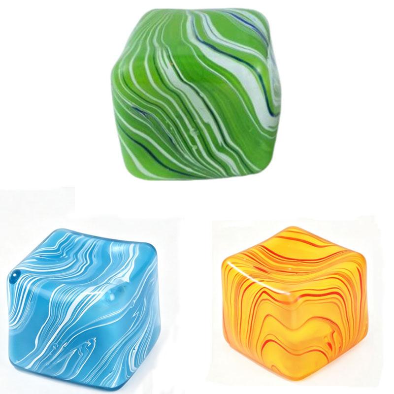 Maltose Stress Relief Toy Cube Sensory Fidget Toy Slow Rebound Soft and Glutinous Filled with Gel Stretchable Ice Cube Anxiety Relief