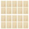 20 Pack Unfinished Wooden Picture Frames For 6Inch Photos, Standing Postcard Picture Frame Set DIY Keepsake Kit