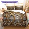 Embossedtotem Pattern Bedding Quilt Set Quilt Cover Pillowcase Home Decoration Birthday Gift (1 * duvet cover + 2 * pillowcase, without core)