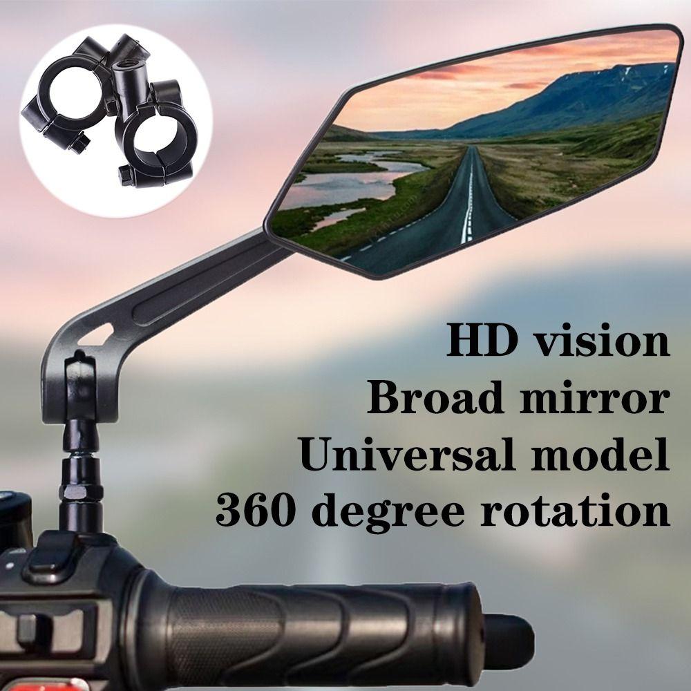 

Adjustable Handlebar Back Sight Light Motorcycle Rearview Mirror Bicycle Mirror E Bike Mirror