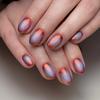 Aurora Short Round False Nail No Fading Long Lasting Resin False Nail for Lady Beauty Nail Makeup