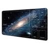 Dream Galaxy Magic Party Game Mat Durable Rubber for MTG&TCG Games 35X60cm Mouse Pad Offices Desk Mats Party Friendly Design