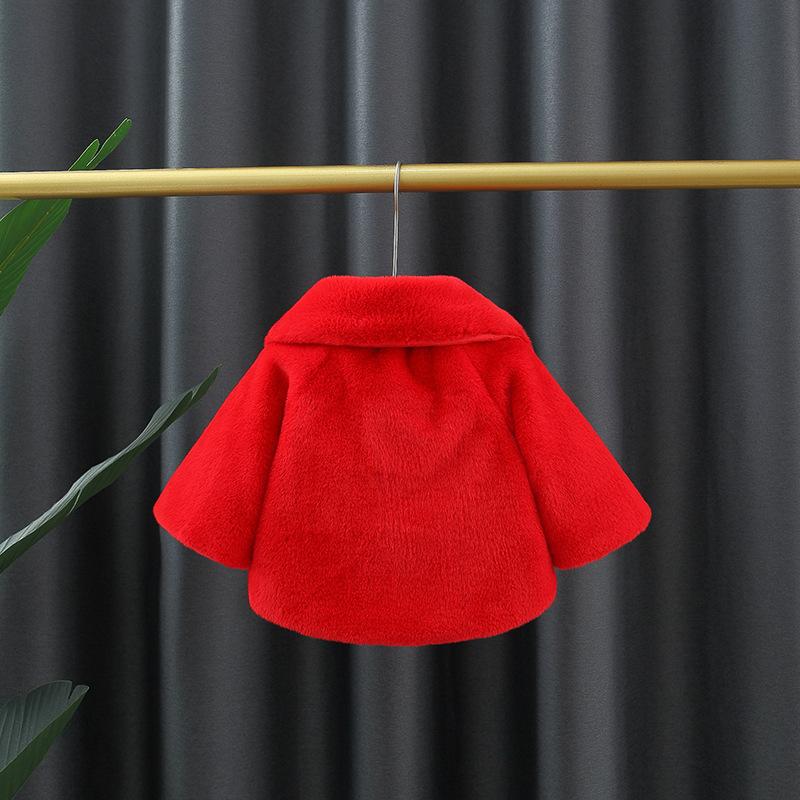 Children's Casual Coat Autumn and Winter Sweet Shawl Coat for Girls