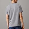 Calvin Klein Comfortable Round Neck Short Sleeve T-Shirt With Letter Print Men Tops Medium-Gray 00040EM286-P7E