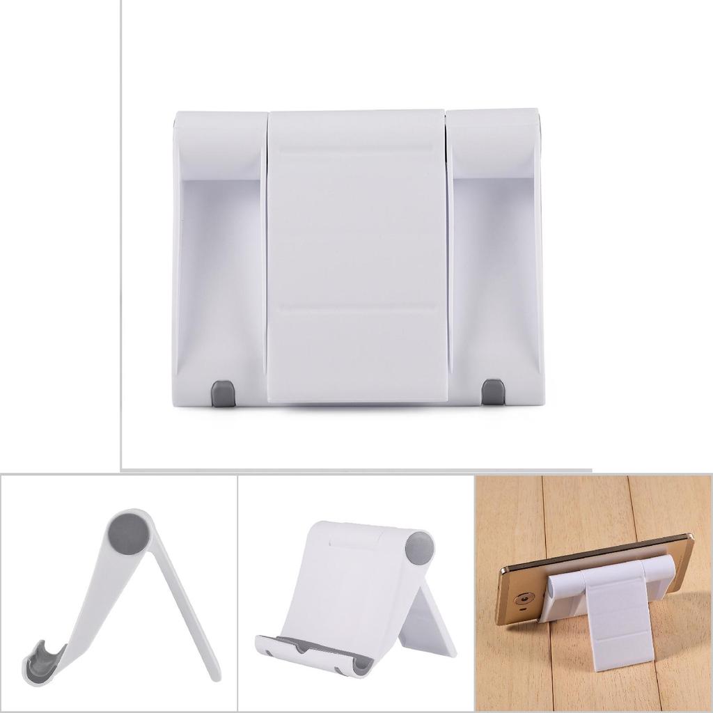 Cell Phone Stand Desk Stand Holder 270 Degrees Rotation Mobile Phone Support Stand White