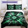 Set Lenzuola 3 Pezzi Stampato Werder Bremen, Comodo Set Copripiumino per Camera da Letto Amico della Pelle