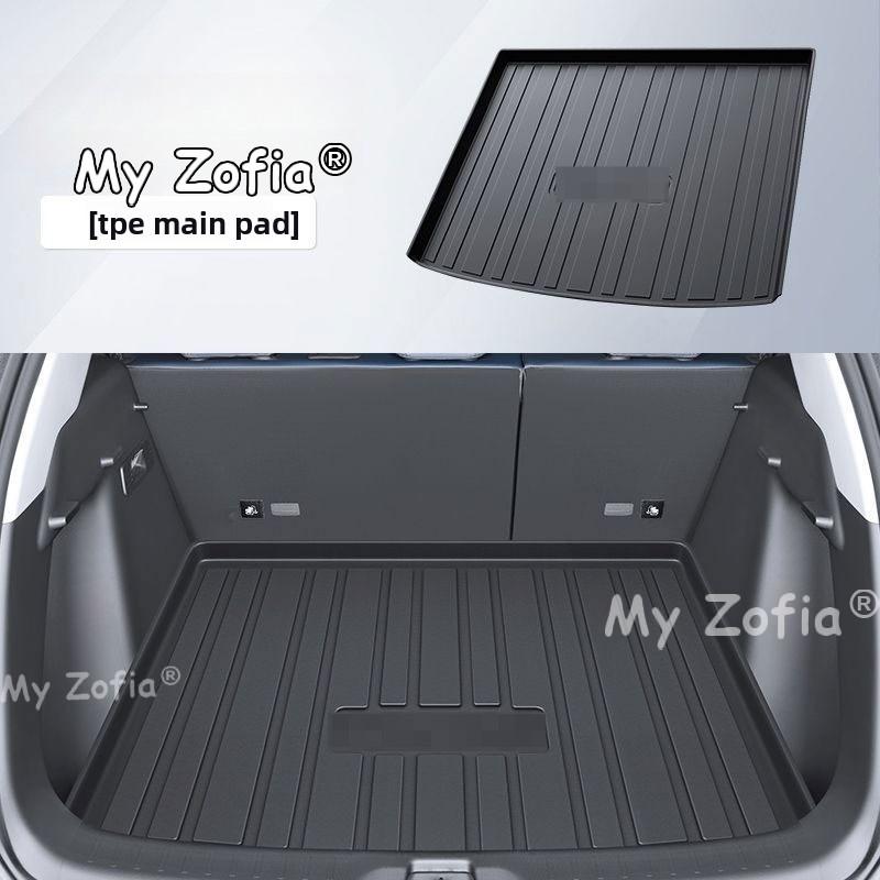 For BYD Atto 3 2026 All Weather Full Coverage TPE Car Trunk Mat Odorless Flexible Rear Cargo Liner for Daily Use Accessories