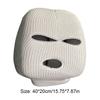 Halloween Masked Person Car Seat Cover Universal Spoof Face Car Seat Head Rest Cover Car Anti-Theft Warning Accessories