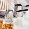 Cafetière Professionnelle en Acier Inoxydable Casserole pour Faire Fondre le Chocolat Pichet Mousseur à Lait Usage Domestique