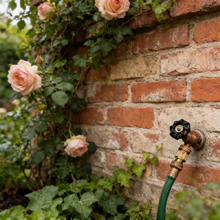 Durable 3 4 Inch Brass Hose Linker With flexible Fit For Various Garden Tools And Watering Equipment