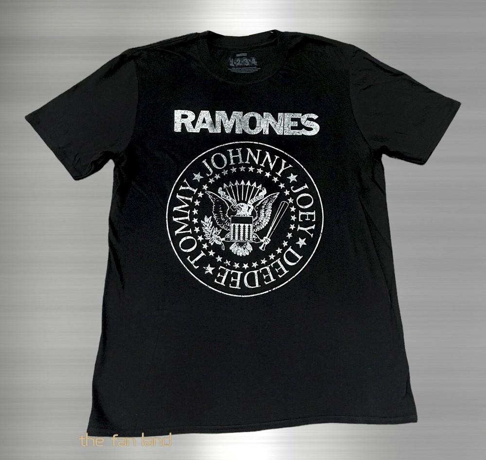 

New The Ramones Men s Black Presidential Vintage Classic Unisex T-Shirt XXL