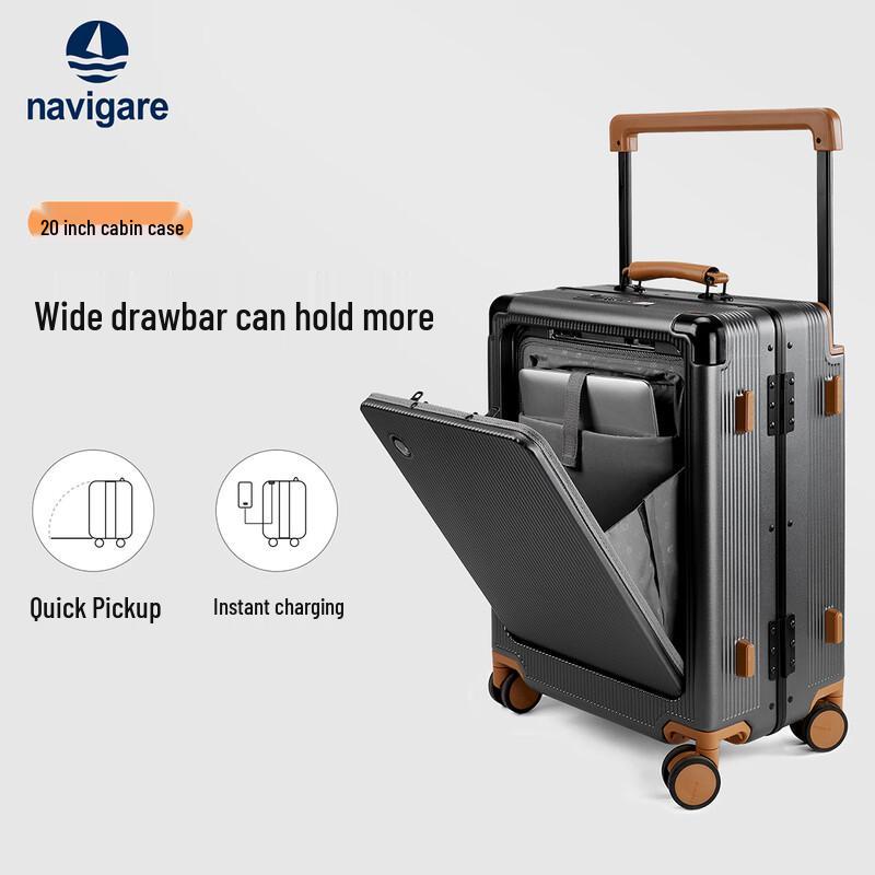 Navigare 20-inch Hardside Carry-on Spinner Luggage