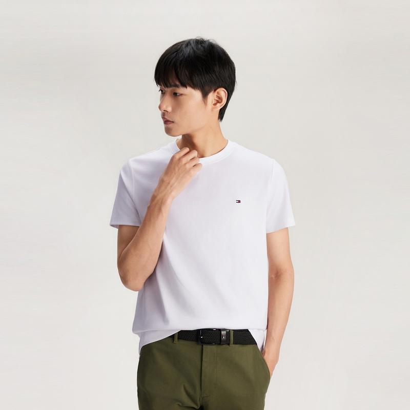Tommy Hilfiger T-Shirts Men's Crew Neck Moderate Straight Fit MW0MW34899