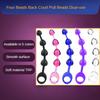 Soft Rubber Anal Plug Beads Long Orgasm Vagina Clit Pull Ring Ball Butt Toys for Adults Women Men Stimulator Sex Accessories
