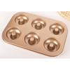 Muffinform, Schokoladen-Backform, Donut-Kuchenform, Donut-Form aus Kohlenstoffstahl, runde Tasse aus Kohlenstoffstahl, Stück, Donut-Herstellungsform