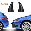 1 Pair Car Devil Horn Sticker 3D Automotive Roof Decoration Front Rear Bumper Guard Anti Collision Protector Waterproof Sunproof Universal Vehicle