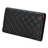 [Inden-ya] Inden Business Card Case, Deerskin, HISOCA, Shippo Pattern, Black with Black Lacquer, 9404-01-179