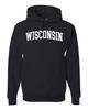 State of Wisconsin College Style White Fashion Unisex Hoodie Sweatshirt