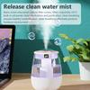 USB Portable Dual Nozzle Cold Fog Bedroom Silent Humidifier with AI Intelligent Digital Display of Air Humidity
