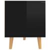Vidaxl Szafka Tv, Czarna, Wysoki Połysk, 90X40X48,5 Cm