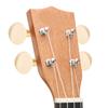 2L 2R Gold Ukulele String Tuning Pegs Locking Tuners With White Buttons