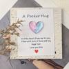 8pcs Cute little heart pocket hug, decorated pocket hug with encouragement card, special birthday, wedding, party, Valentine's