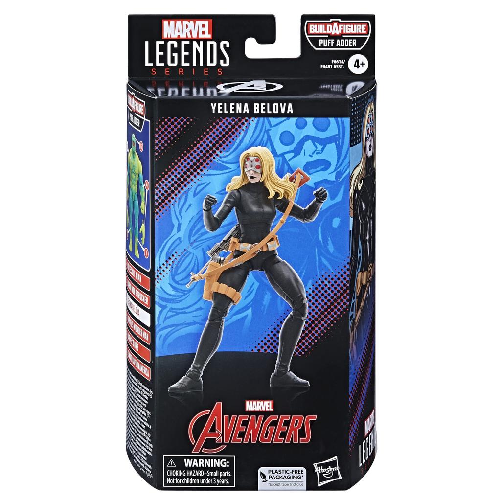 Hasbro MARVEL Marvel Legends Yalena Belava Black Marvel Classic Comics 6 Inch Size Action Figure F6614 Authentic Product Series Widow, (15 Cm)