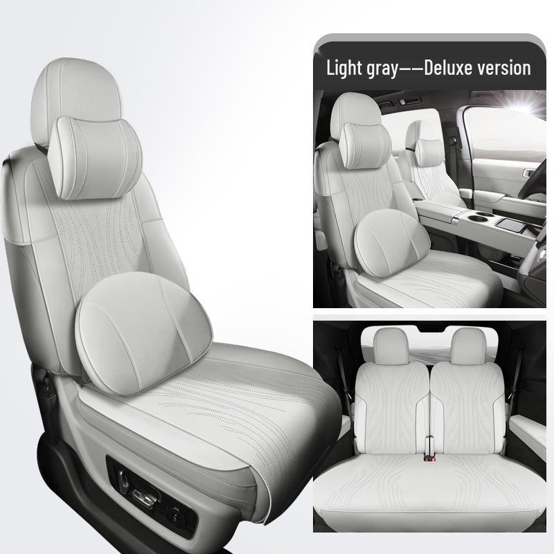 Universal Suede Car Seat Cushion: Ideal for L6-L9, Four Seasons, Semi-Enclosed Design