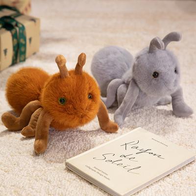 23cm Lindo Animal Hormiga Peluche Juguete Suave Creativo Realista Muñeco Hormiga Regalo Hormigas Animales Simulados Adorno de Escritorio