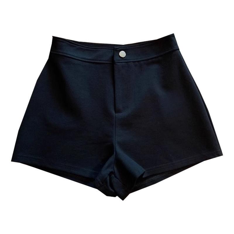 Women's High-Waist Elastic White Shorts - Sexy, Casual, Trendy Spring/Summer/Autumn Wear