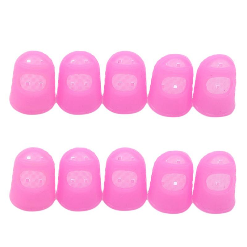 Sewing Thimble Breathable Protective Silicone Finger Thimble Finger Cover Caps Quilting Sewing Needlework Craft NEW