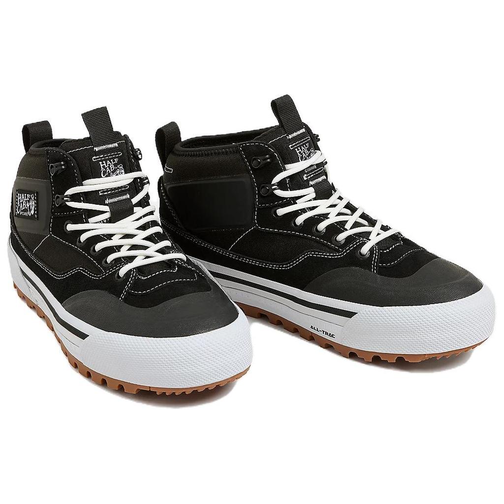 Vans Half Cab Gore-Tex Pohodlné Skate Boty Středního Střihu Unisex Skate Boty Černé VN000CVMBA2