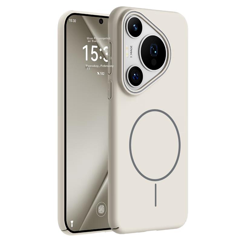 Huawei Pura70Pro Phone Case Pura70Pro+ Magnetic Wireless Charging Full Coverage Drop Protection Lightweight Heat Dissipation Matte Midnight Black