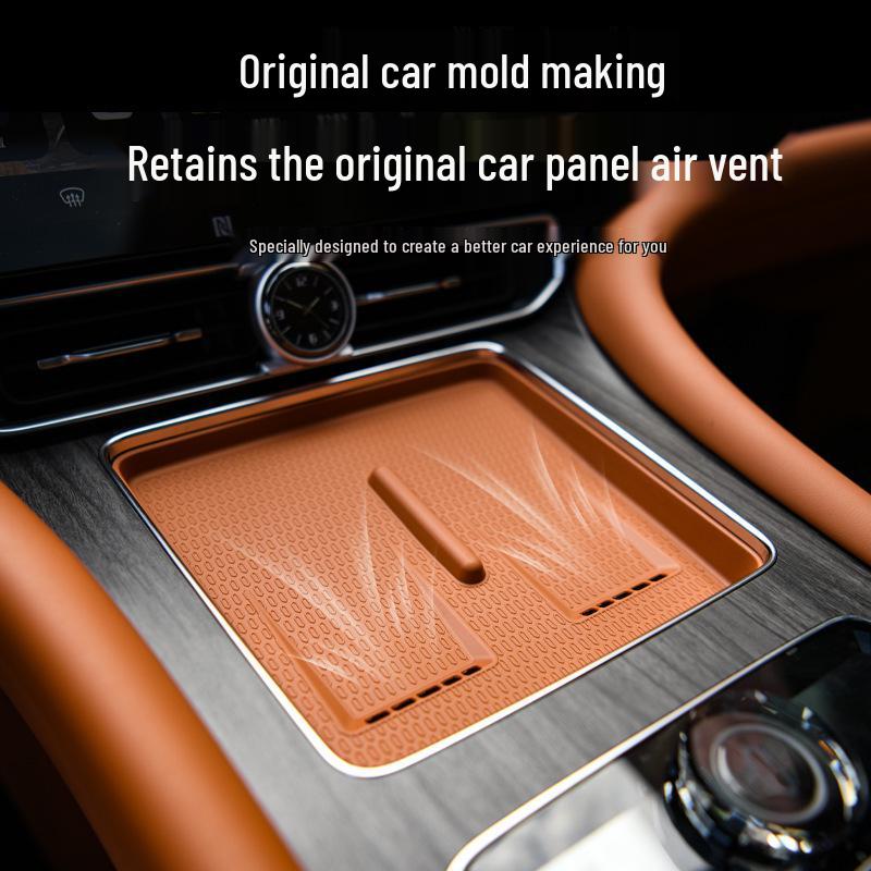 AITO M9 Silicone Anti-slip Wireless Charging Pad for Car Interior Modification