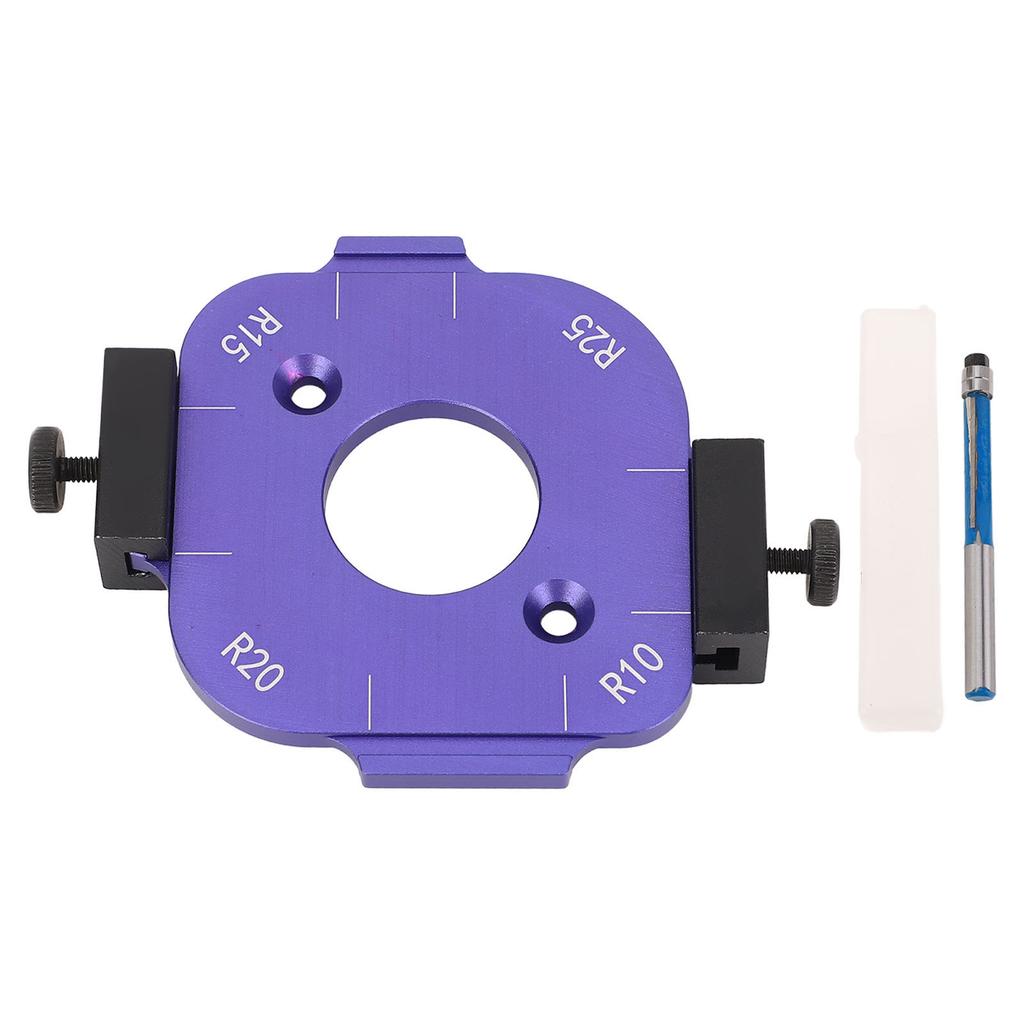 Rundungsradius-Schablone Holzbearbeitung Frästisch Vorrichtung Holzbrett Bogen Schneidwerkzeug R10 R15 R20