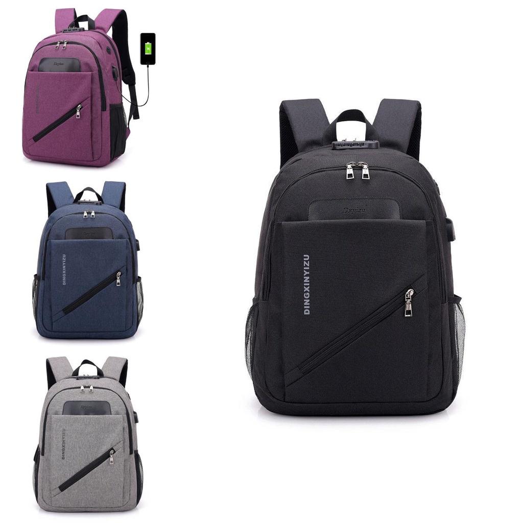 Stylish 15.6 Inch Laptop Backpack In Premium Polyester With Usb Charging Feature