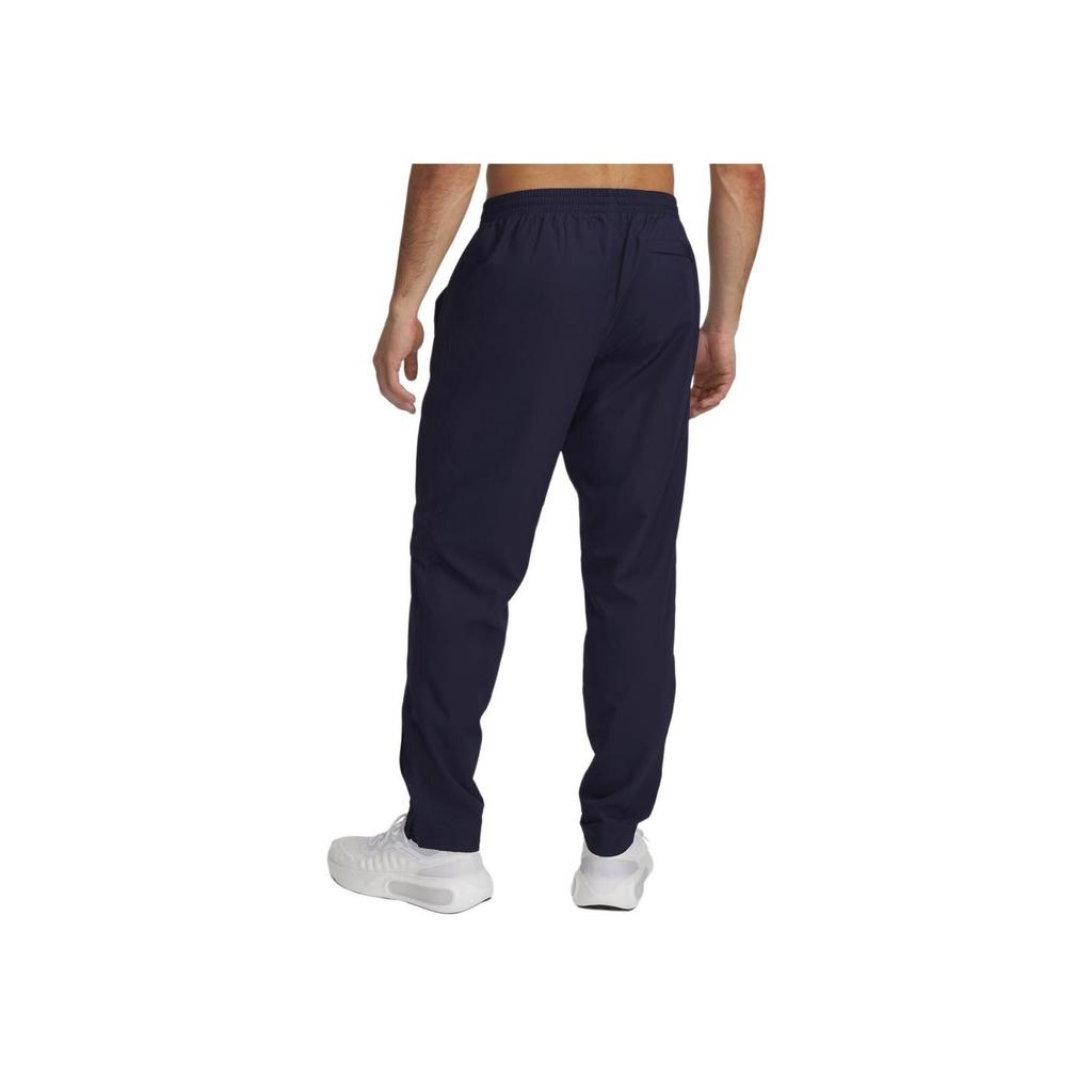 Under Armour Rival Sports Leisure Series Logo Woven Elastic Breathable Casual Pants Men Pants Dark-Blue 1390150-410
