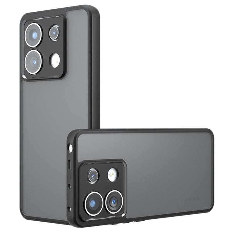 For Xiaomi Redmi Note 13 Pro 5G/Poco X6 5G Case PC+TPU Airbag Protection Frosted Phone Cover