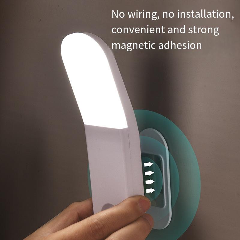 1PC New Intelligent Light Control Induction Night Light, Magnetic Suction Led Cabinet Stair Wall Light Human Body Induction Light Emergency Light