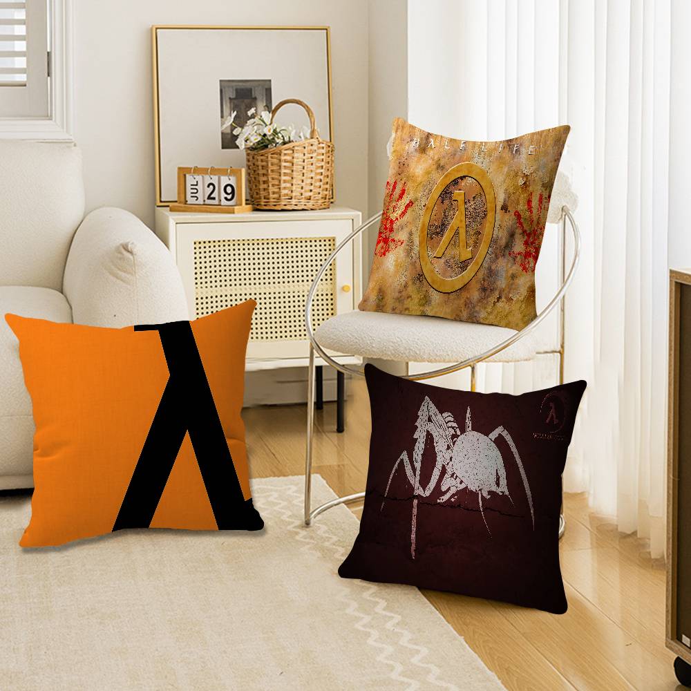 Spiel Half Life Kissenbezug Polyester Sofakissen Dekorative Wurfkissen Heimdekoration Kissenhülle