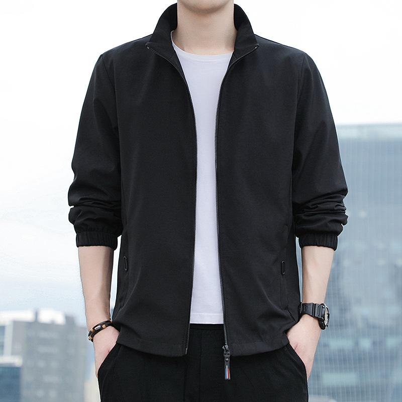 Men's Jacket Autumn New Jacket Korean Style Men's Jacket Casual Wear Stand Collar Baseball Uniform Men's Clothing