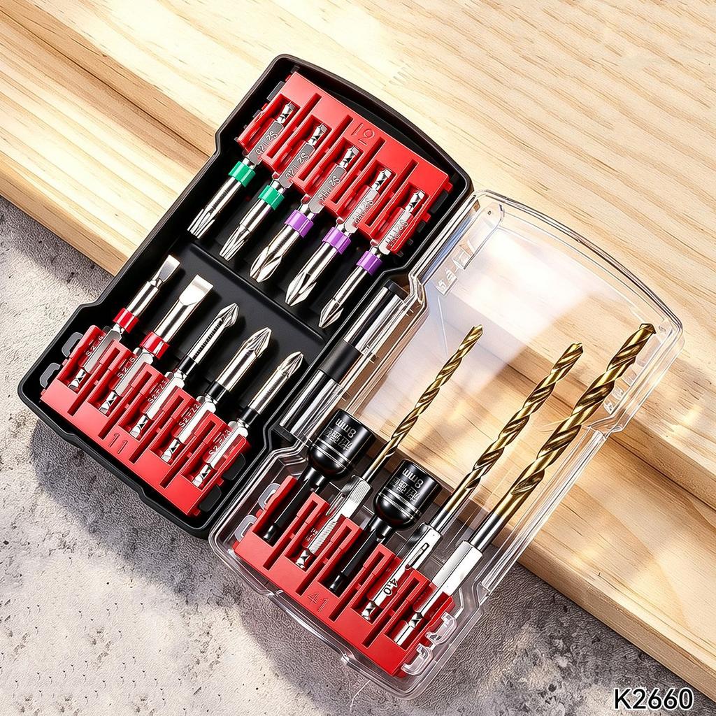Xiaomi 10/15/34PCS Impact Driver Bit Set Hex Shank Magnetic Screwdriver Socket Bits For Power Drill Wood Metal Home Tool Kit
