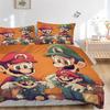 3pcs Heartwarming Adventure of Mario and Luigi Quilt Set - Soft and Comfortable Bedroom, Guest Room and Dorm Decor Bedding Set 1 Quilt Cover